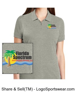Florida-Spectrum Environmental Printed Logo Ladies Polo Design Zoom